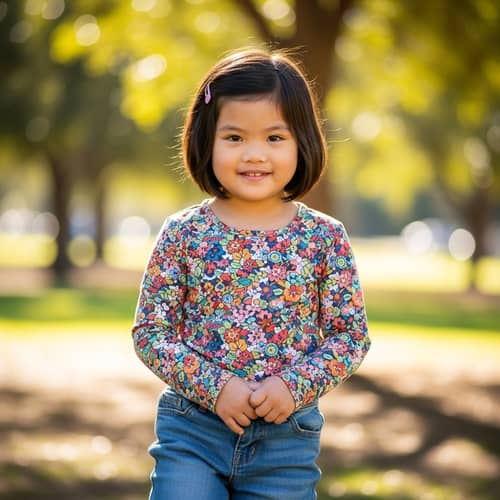 Young Vietnamese-Australian Girl with Mild Cerebral Palsy