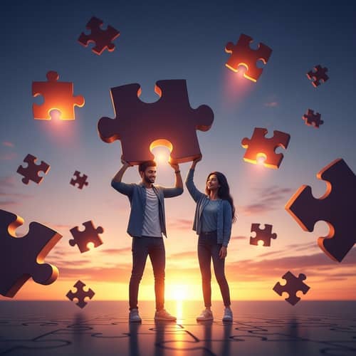 Teamwork and Diversity: Balancing Giant 3D Puzzle Piece