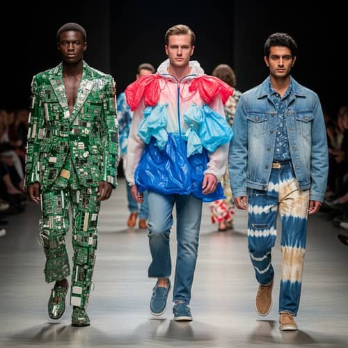 Men's Fashion from Recycled Materials: Eco-Friendly Styles on Runway
