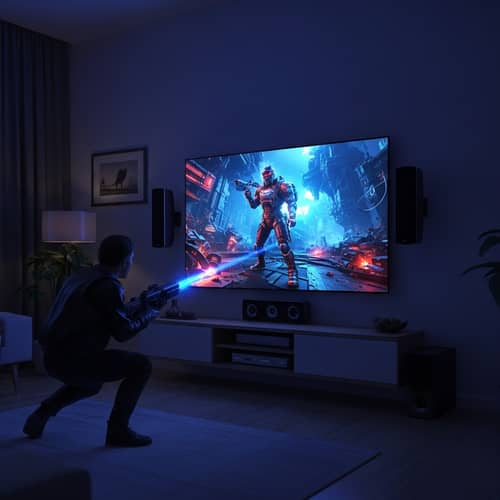 Immersive 3D Video Game on Modern TV | Realistic Gaming Experience