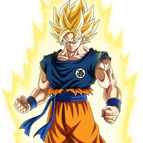 Powerful & Swift Spiky Yellow-Haired Martial Artist Character