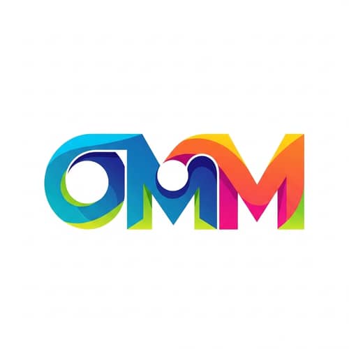 Dynamic 'OMM' Logo Design | Innovative & Modern