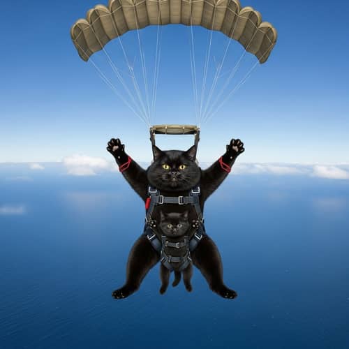 Thrilling Tale of a Skydiving Cat and Kitten | Survival Journey