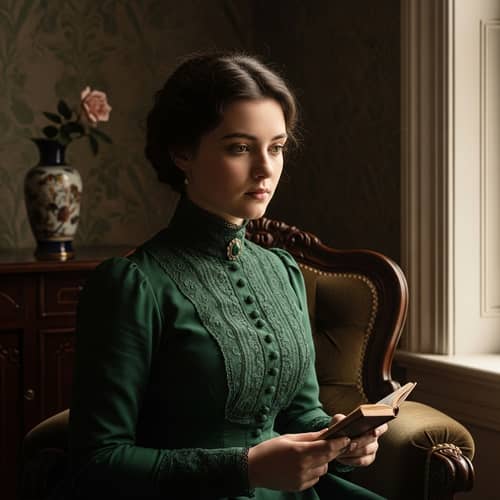 Vintage Victorian-Era Portraiture: Realist Art Movement Inspiration
