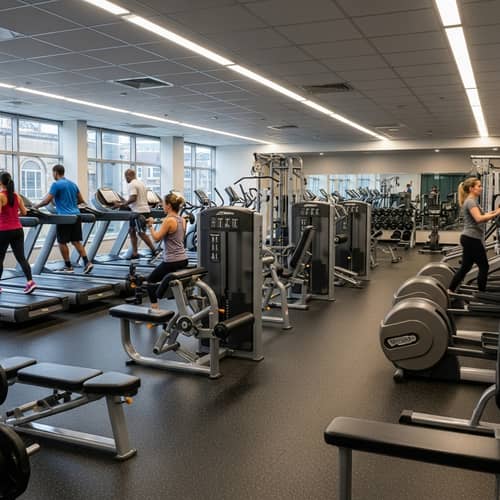 Diverse Gym with Top Workout Equipment - State-of-the-Art Facility