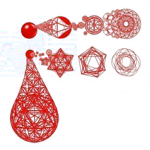 Sacred Geometry Transformation | Artistic Blood Drop Imagery