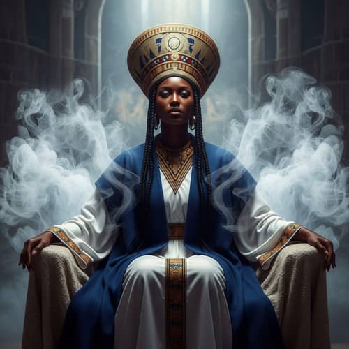 Majestic Black Woman in New Jerusalem: Spiritual Authority Captured