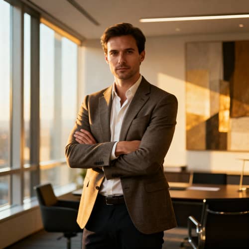 Professional Entrepreneur in Modern Office Professional Entrepreneur in Modern Office