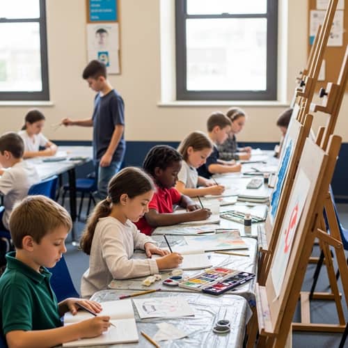 Creative Child Authors and Artists in a Diverse Classroom Setting