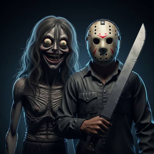 Eerie Urban Legend and Horror Movie Characters Unite