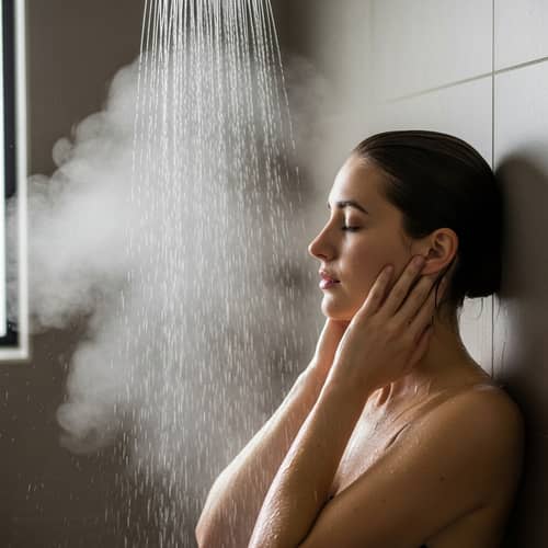 Soothing Hot Water Experience for Calm Relaxation