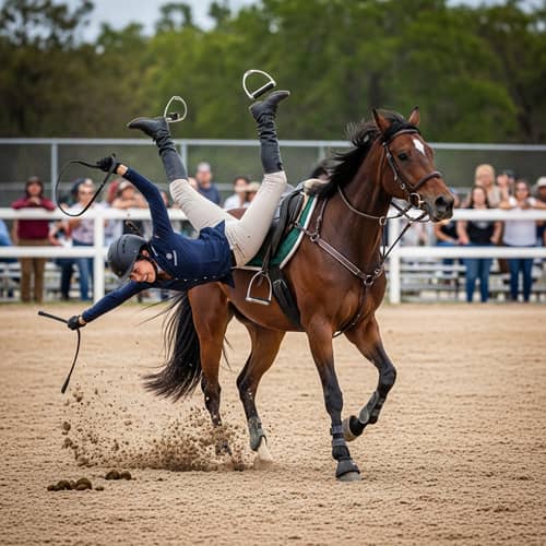 Hilarious Horse Rider Blooper | Unexpected Humor Scene