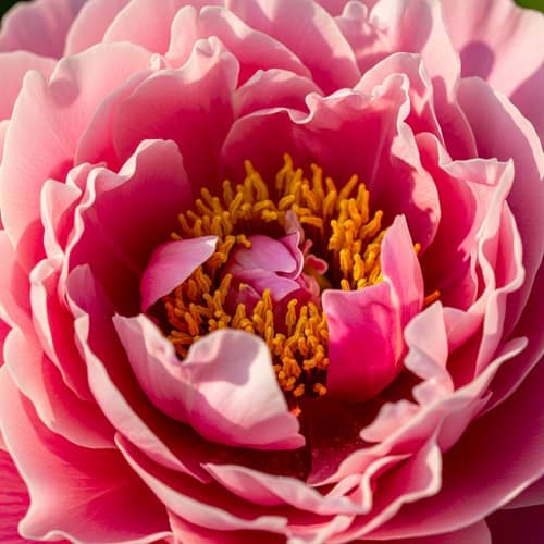 Close-Up View of Velvety Peony Rose with Vibrant Colors