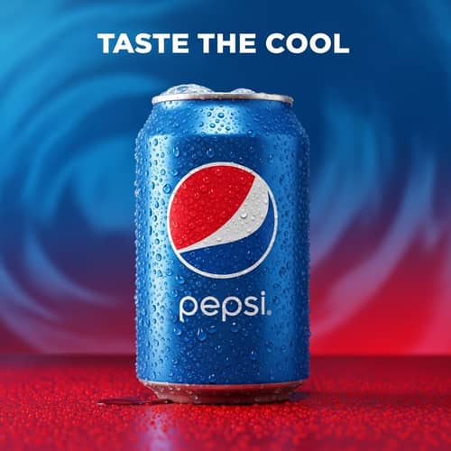 Taste the Cool - Chilled Pepsi Advertisement