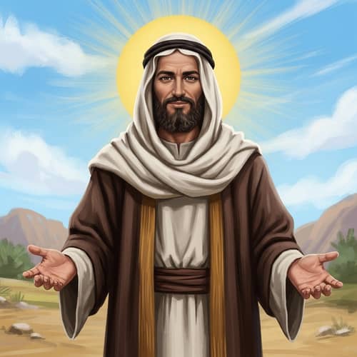 Middle Eastern Religious Figure | Peaceful and Wise