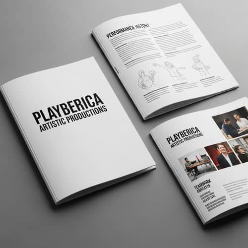 Playberica Artistic Productions – Creative Brochure Design