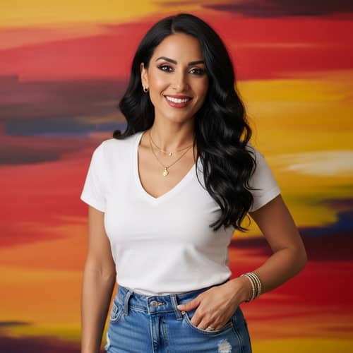 Stylish Middle-Eastern Woman | Confident Smile & Chic Attire
