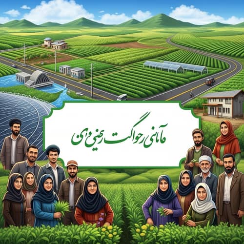 Celebrate New Year in Iran: Prosperity & Rural Development Poster
