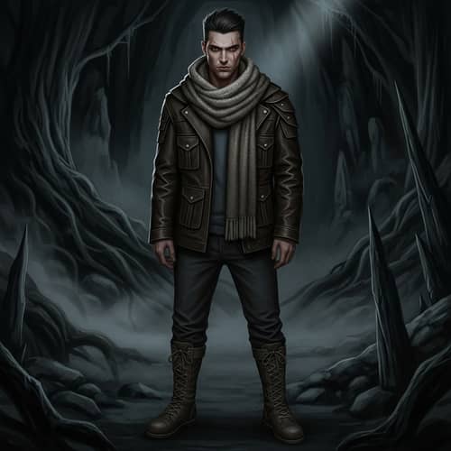 Dark and Mysterious Figure | Wilderness Survival Concept Art