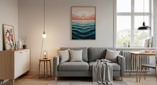 Charming Single Apartment Living Room with Cozy Décor | Website
