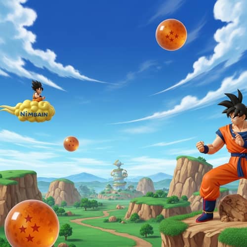 Fantastical Dragon-Ball-Like Universe | High-Energy Action Scene