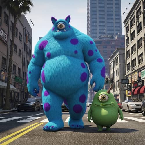 Monsters Inc in GTA5