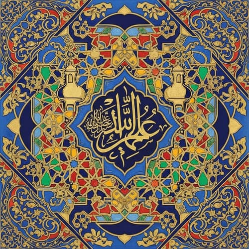 Islamic Art Thumbnail Illustration: Sacred and Intricate Designs