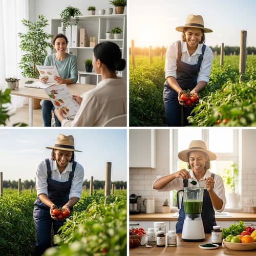 Healthy Lifestyle through Nutrition Consultations & Organic Farming