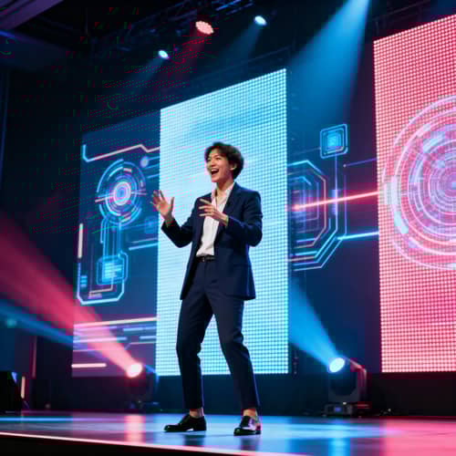 Innovative Speaker at Tech Conference