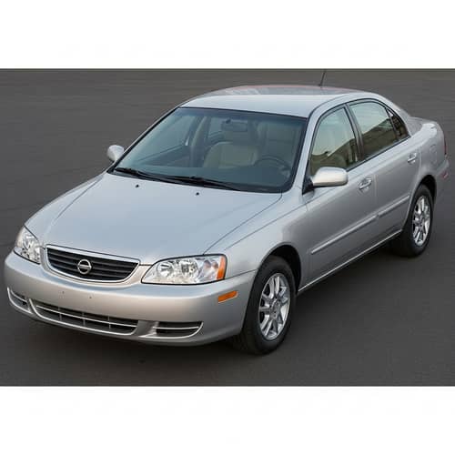 Sleek and Stylish Four-Door Automobile | Efficient Design