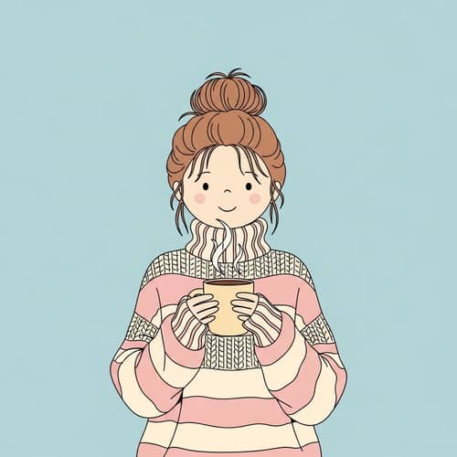 Cozy Girl Minimalist Art Trend on TikTok