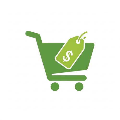 Green Shades Ecommerce Favicon: Compact & Visually Striking