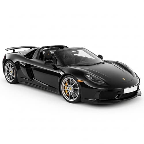 Luxurious Black Supercar - German Engineering Exemplified