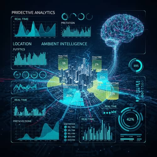 Futuristic Predictive Analytics Visualization | Urban Ambient Intelligence