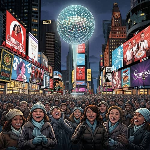 Times Square New Year's Eve Ball Drop Celebration Times Square New Year's Eve Ball Drop Celebration