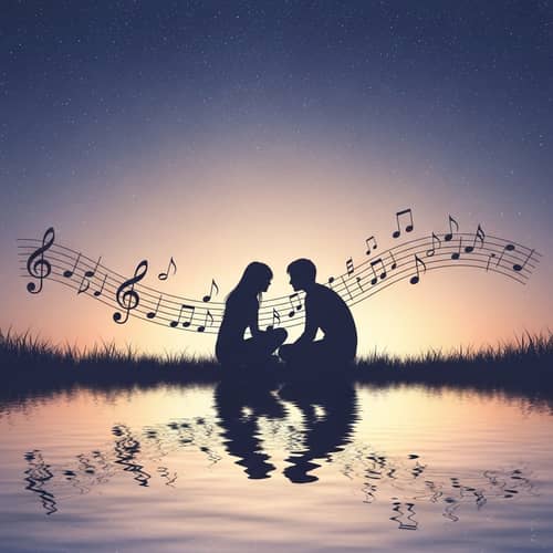 Ethereal Romantic Song with Dialogue Element | Serene Starlit Scene