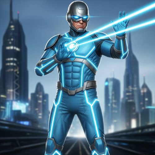 Meet Lazerman: The Laser-Powered Superhero