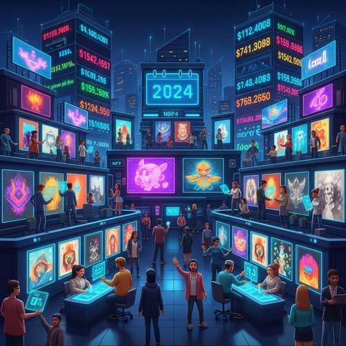 2024 NFT Market Bull Run: Digital Art Galleries & Cryptocurrency Prices