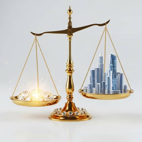 Importance of Reputation: Radiant Diamonds vs Futuristic City