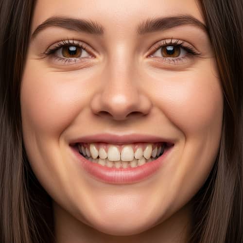 Captivating Beauty: Unique Smile & Confident Eyes