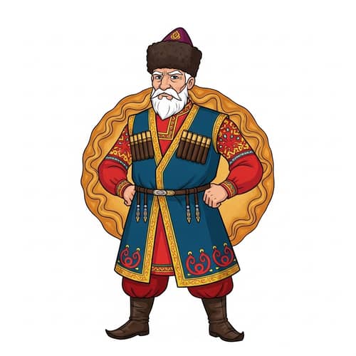 Tatar Superhero: Wise & Powerful Baurask Elemental Warrior