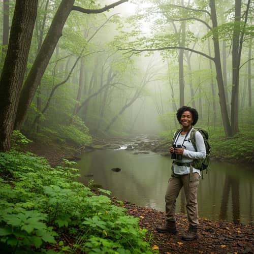 Tranquil Forest: Wildlife, Foliage, and Adventure