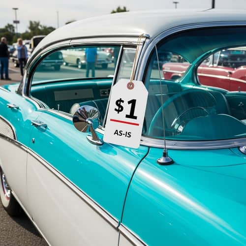 Vintage Car for Sale at $1 - Remarkably Well-Maintained Condition