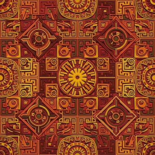 Intricate Aztec Patterns | Seamless Texture Design