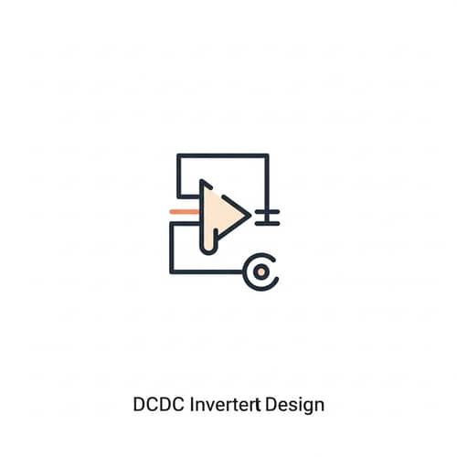 Minimalist Icon Design for DCDC Inverter Circuit Software