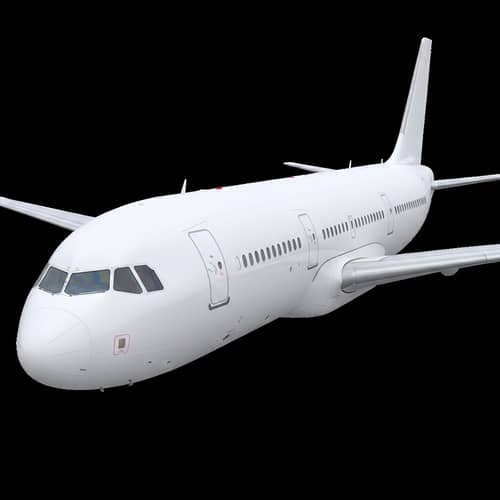 Detailed 3D Airplane Fuselage Design