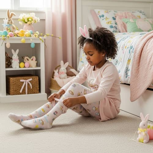 Easter Day Routine of 6-Year-Old African Schoolgirl