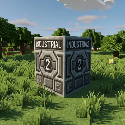 Industrial Craft 2 Block Render in Sandbox Environment