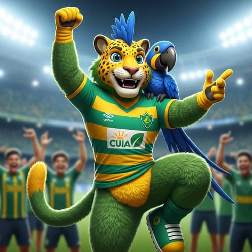 Cuiabá Esporte Club Mascot - Cheerful Sports Team Inspiration