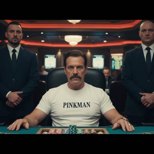 Pinkman: Wealthy Casino Owner Surrounded by Bodyguards